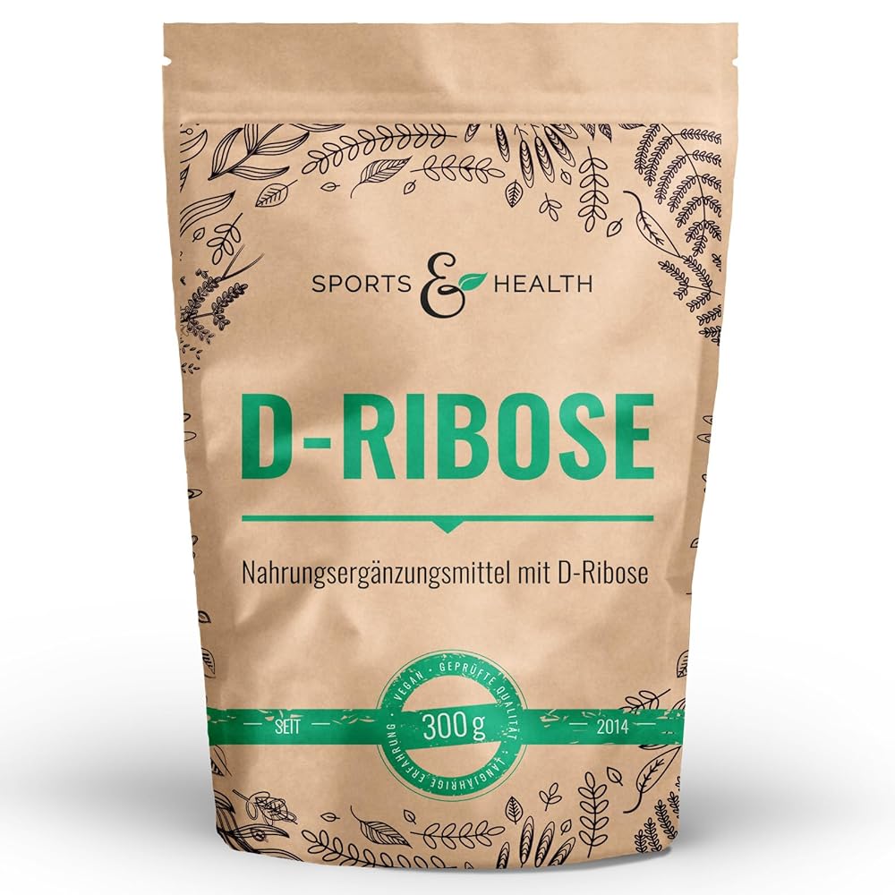 Large D-Ribose Powder with Dosing Spoon