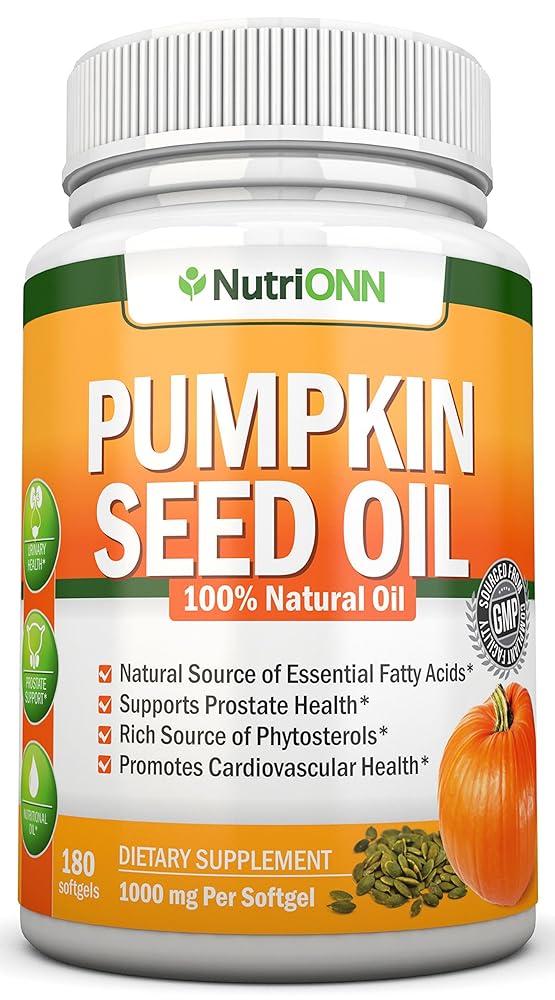 Natural Pumpkin Seed Oil Softgels ̵...