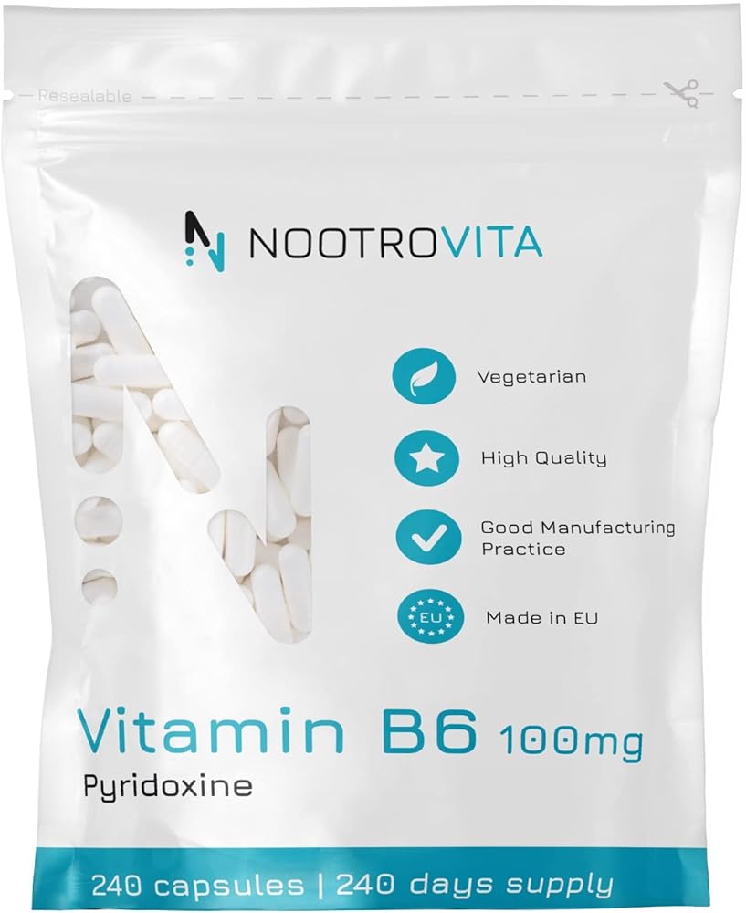 Nootrovita Vitamin B6 100mg Capsules
