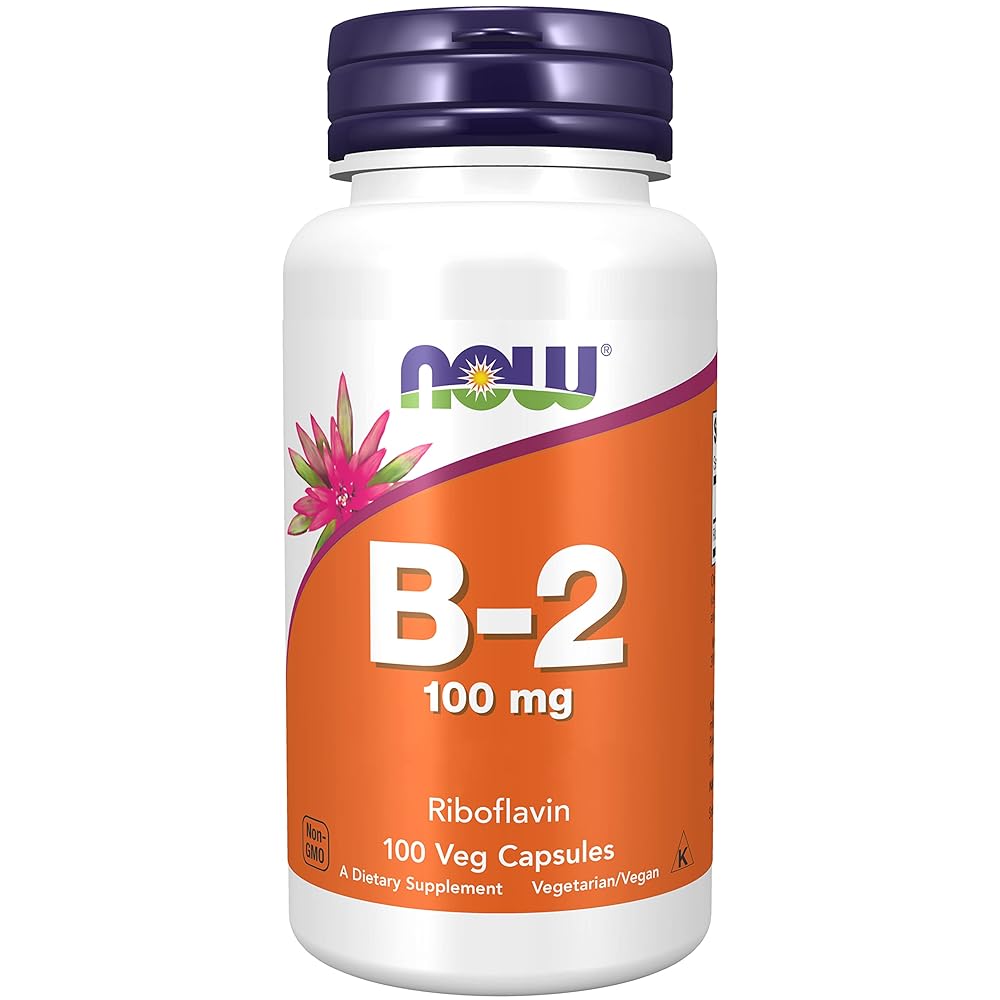 Now Foods B2 100mg Capsules