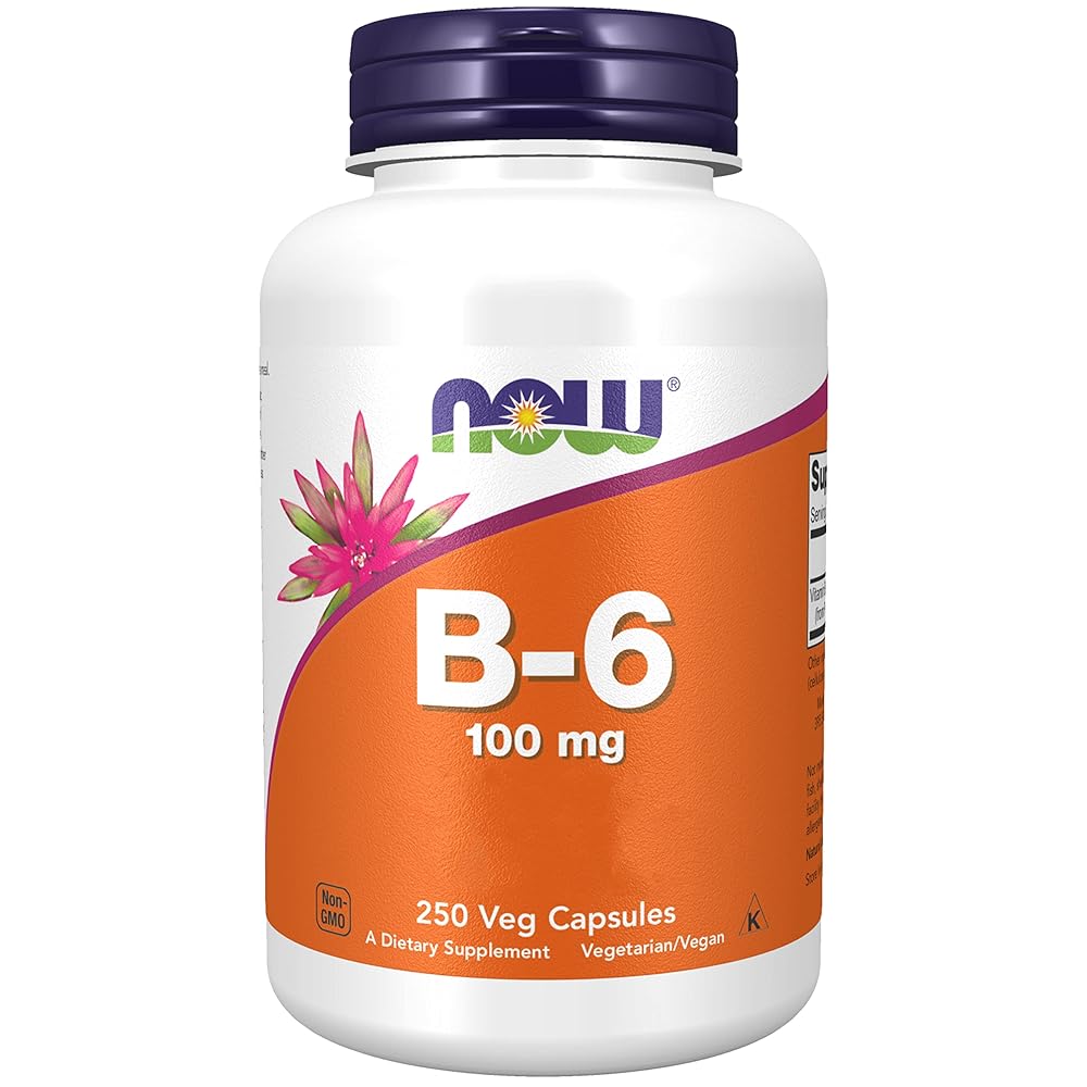 Now Foods B6 100mg Capsules
