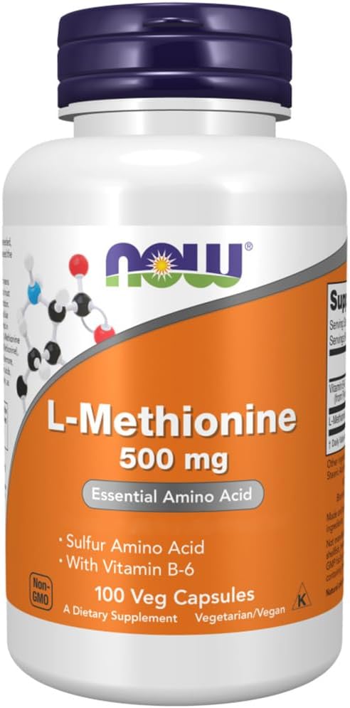 Now Foods L-Methionine 500mg Capsules