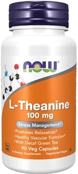 Now Foods L-Theanine 100mg Capsules