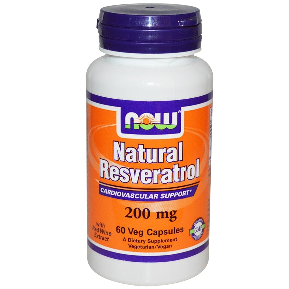 Now Foods Resveratrol 200mg Capsules