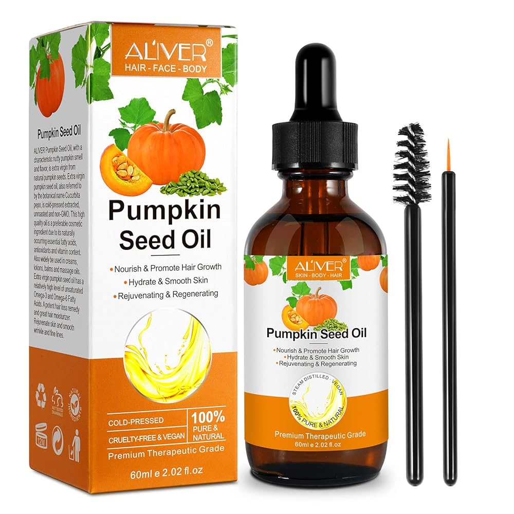 Organic Pumpkin Seed Oil for Hair