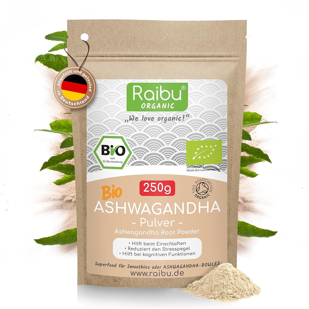 Raibu® Ashwagandha Premium Organic Powder