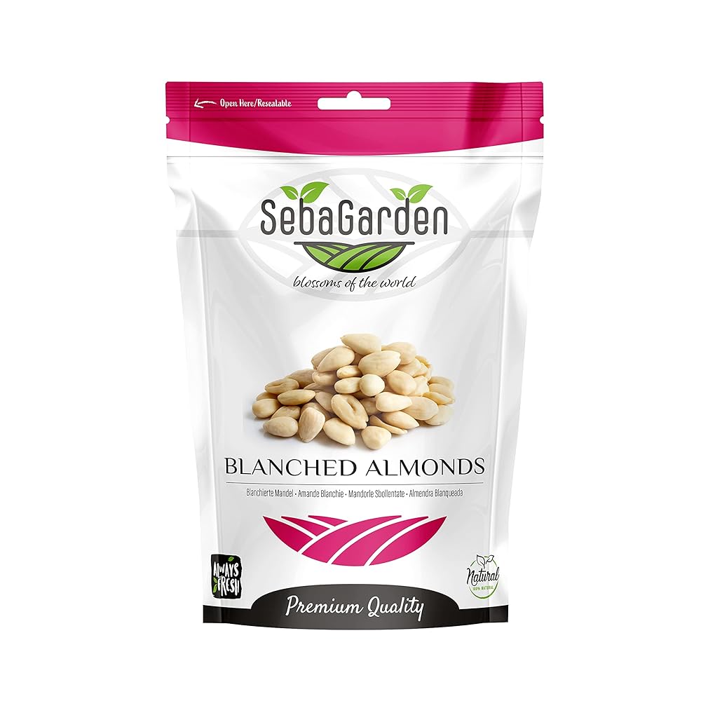 Seba Garden Blanched Whole Almonds 1000g