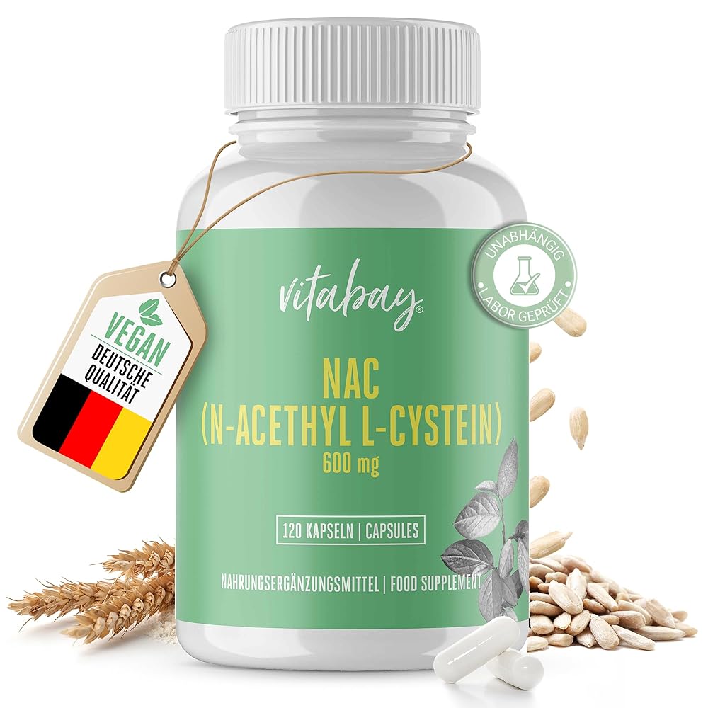 Vitabay NAC 600mg Vegan Capsules
