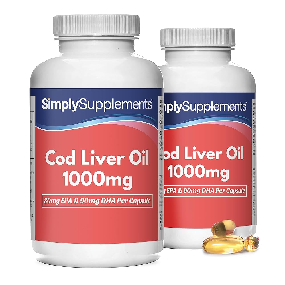 1000mg Cod Liver Oil – 1 Year Sup...