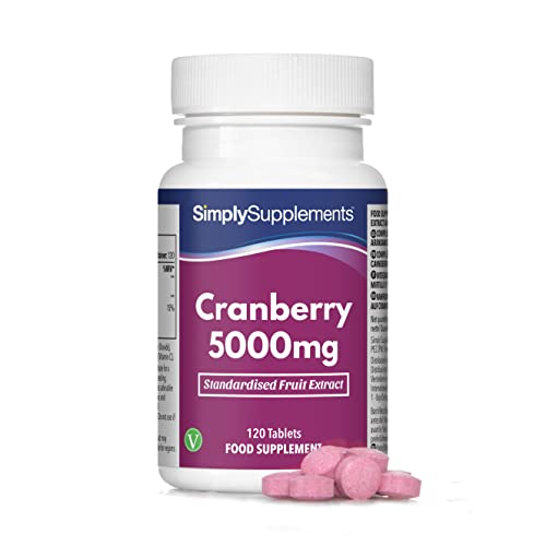 5000mg Cranberry Tablets – Vegan-...