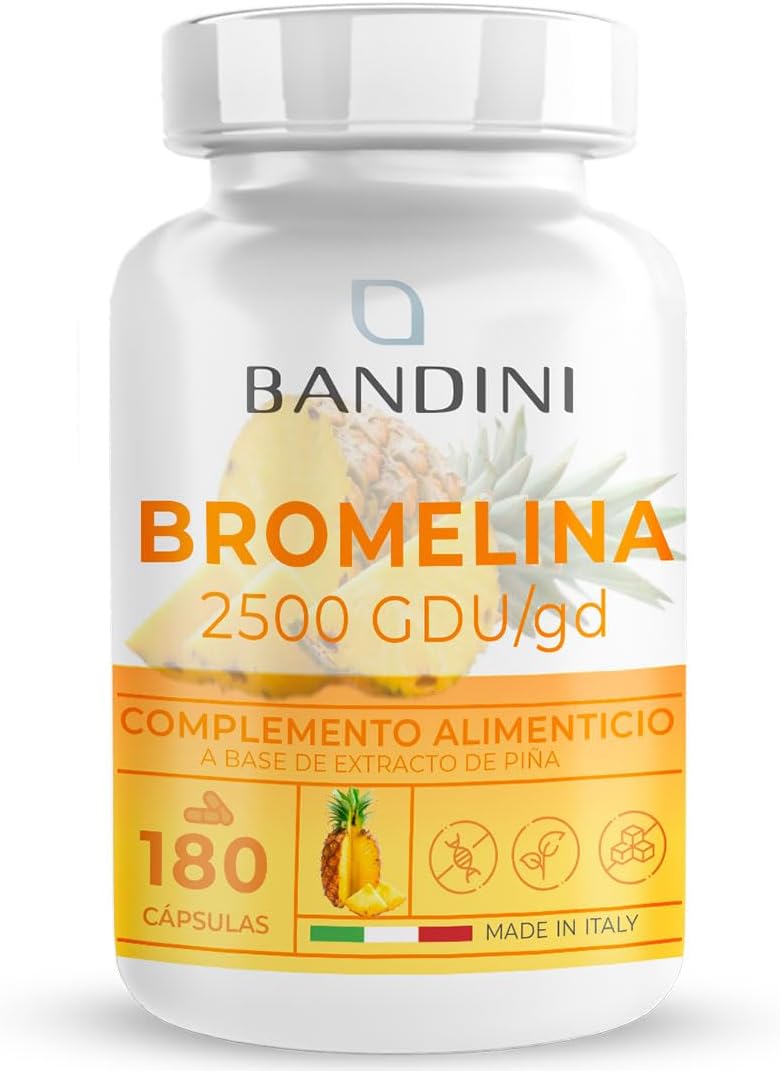 Bandini Bromelina Fuerte Natural Capsules