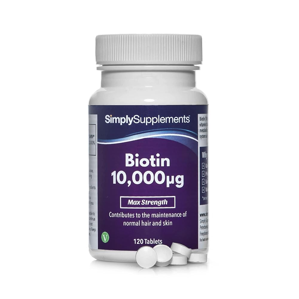 Biotin 10,000mcg – 4-month Supply...