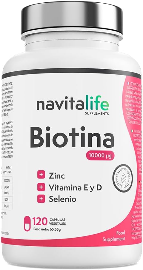 Biotin Hair Supplement | 10000 mcg + Vi...