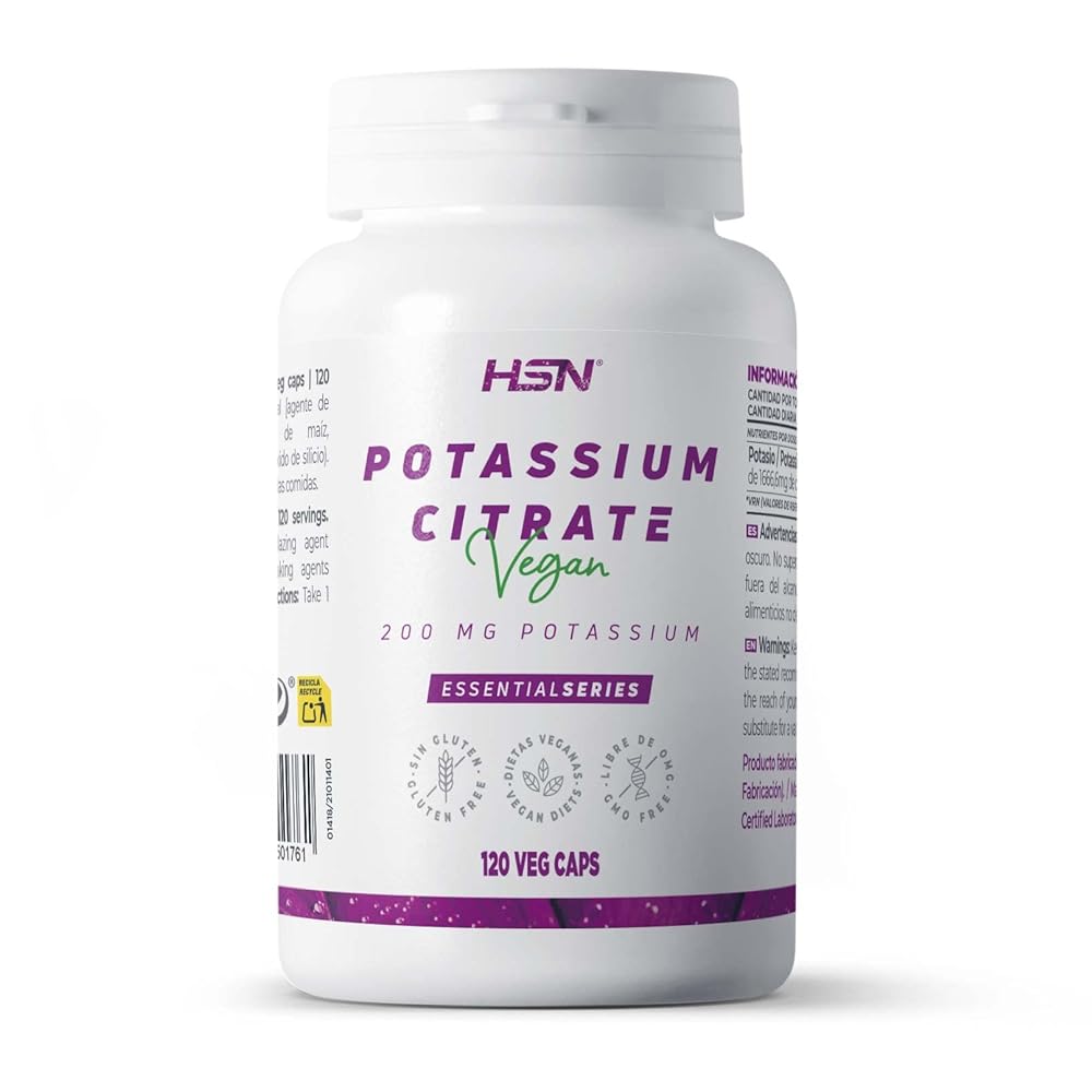 HSN Potassium Citrate Capsules | 120 Ve...