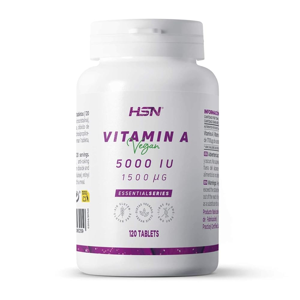 HSN Vitamin A 5000 UI | 120 Tablets | P...
