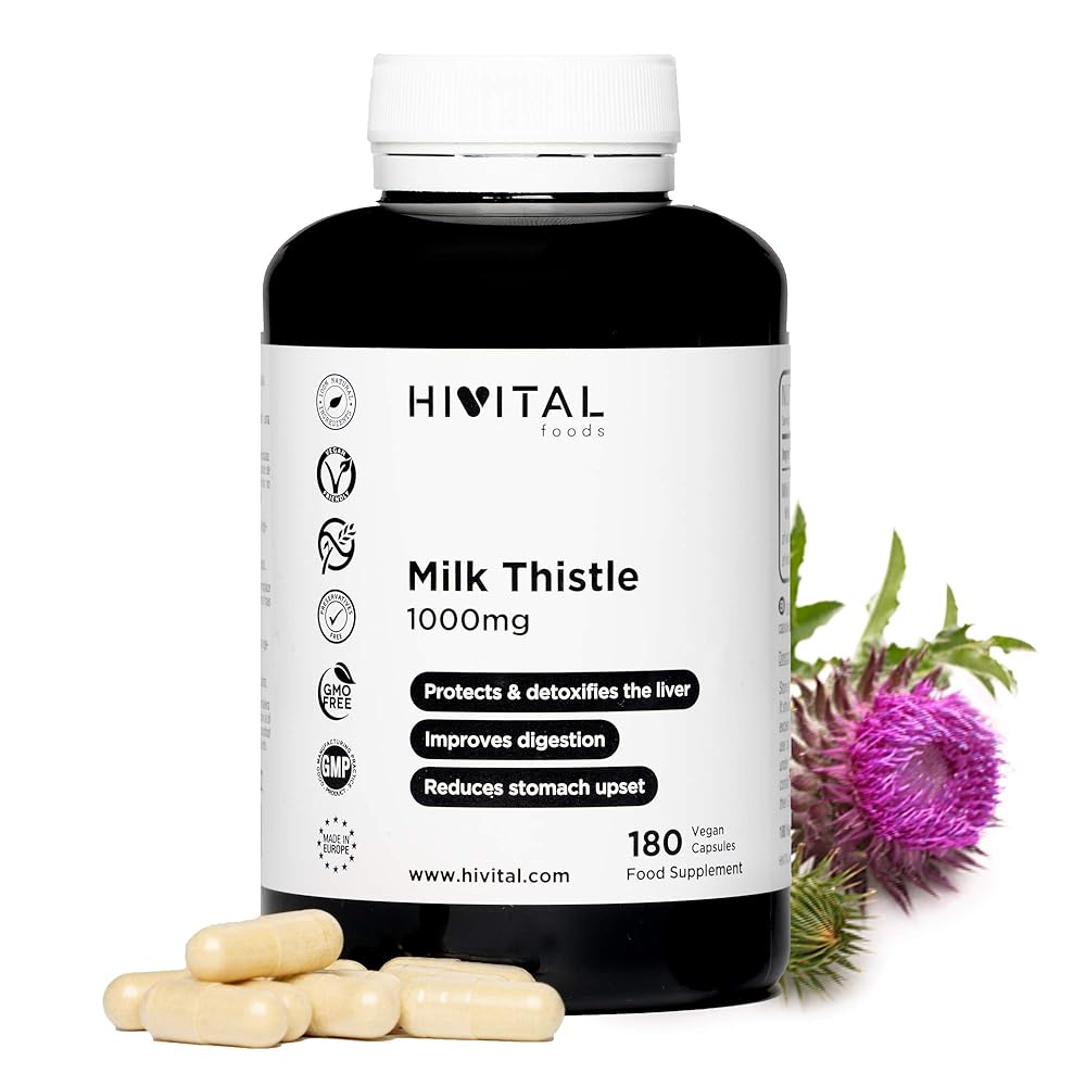 Milk Thistle 1000 mg | 180 Vegan Capsules