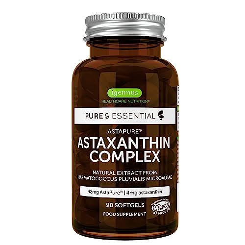 Natural Astaxanthin, 42mg AstaPure, Ant...