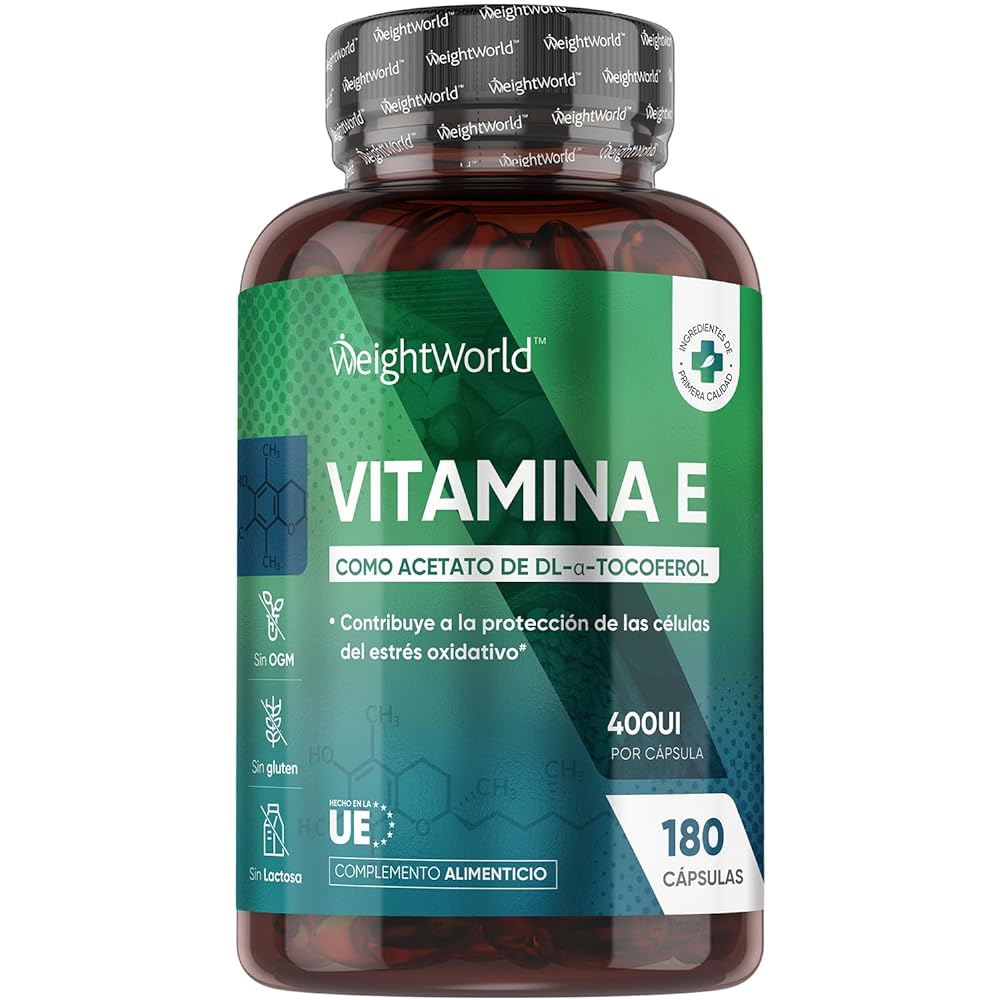 Natural Vitamin E 400IU Capsules –...