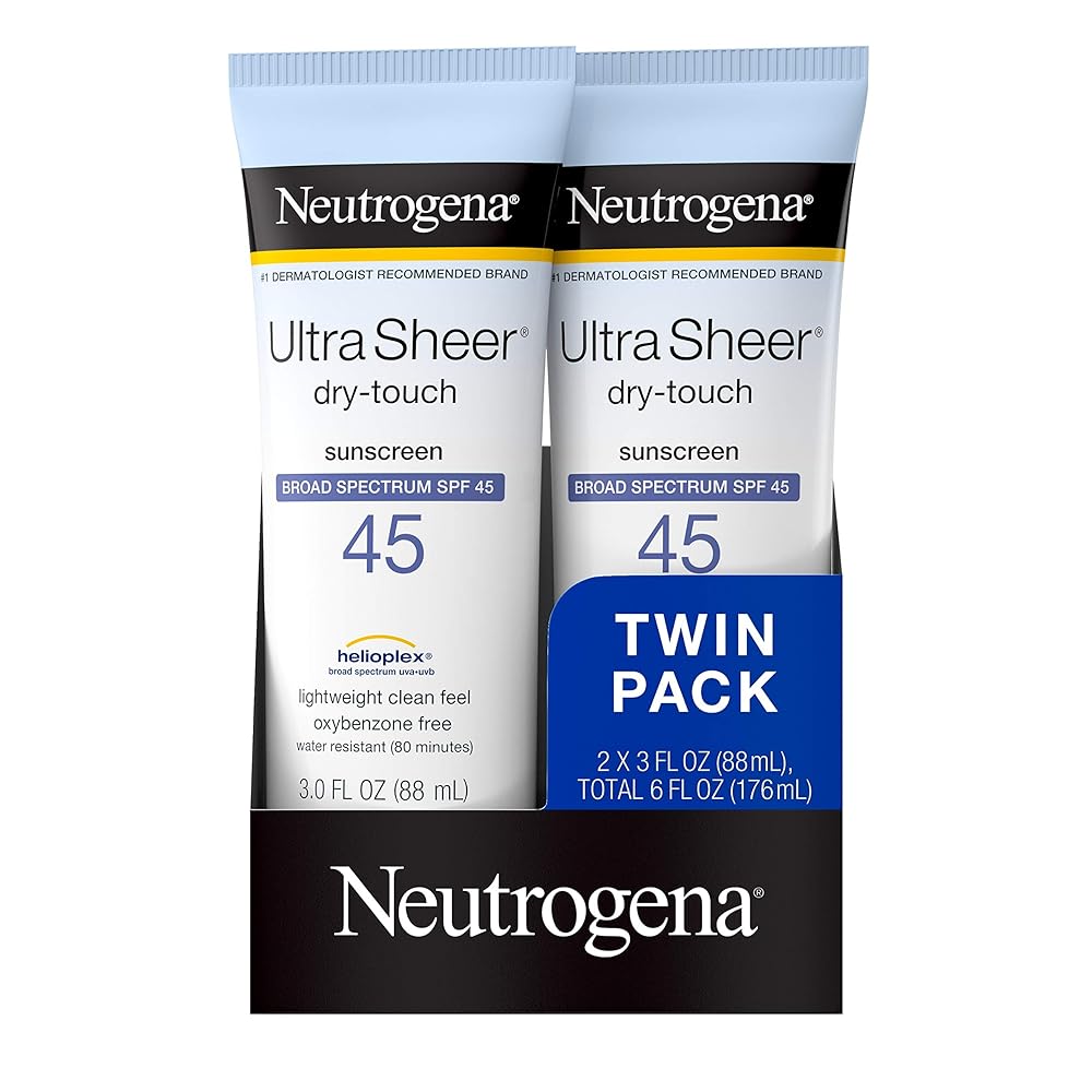 Neutrogena Ultra Sheer SPF 45 Twin Pack