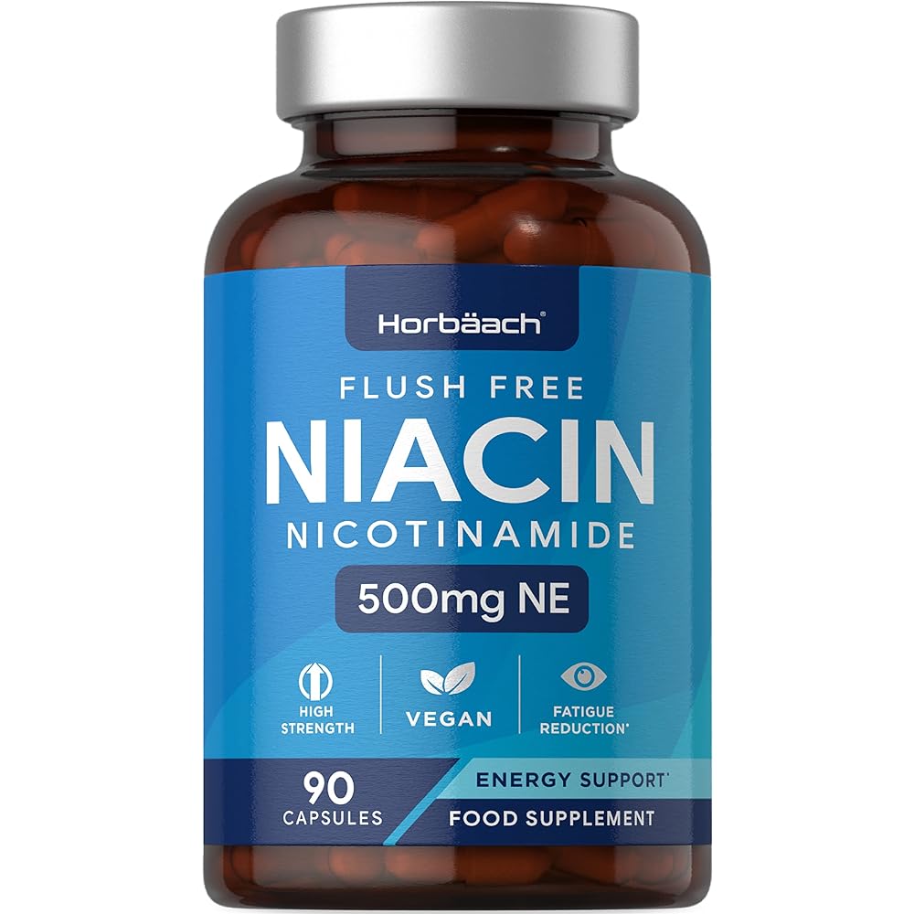 Niacin 500mg Vegan Capsules by Horbaach