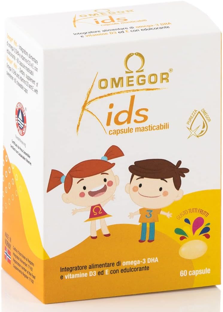 Omegor Kids Omega-3 Chewable Fish Oil C...