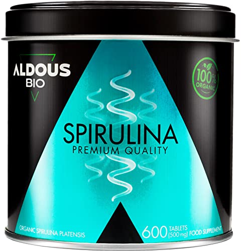 Organic Spirulina Tablets | 600 Count |...