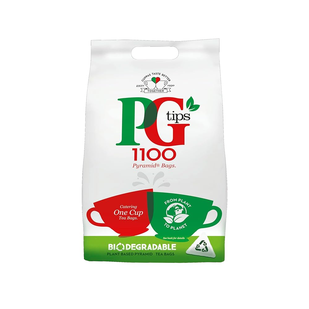 PG Tips One Cup Pyramid Tea Bags, 1100 ...