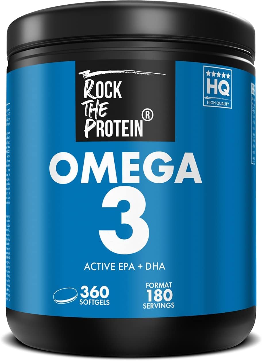 Rock The Protein® Omega 3 Capsules