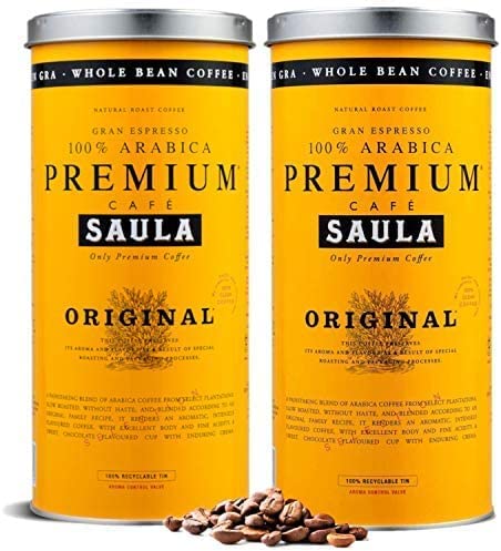 Saula Premium Arabica Coffee Beans, 2x500g