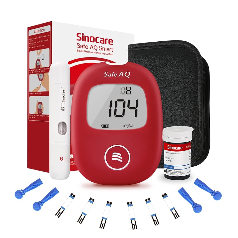 Sinocare Blood Glucose Monitor Kit with...