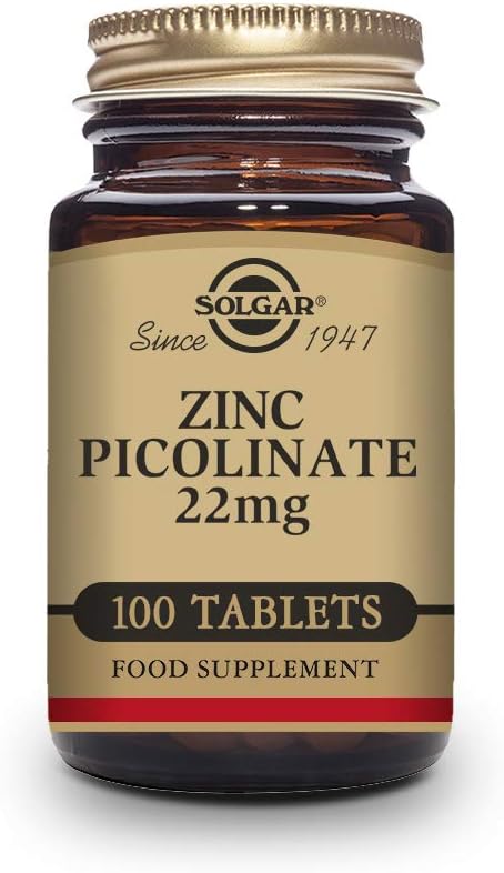 Solgar Zinc Picolinate – 100 Tablets