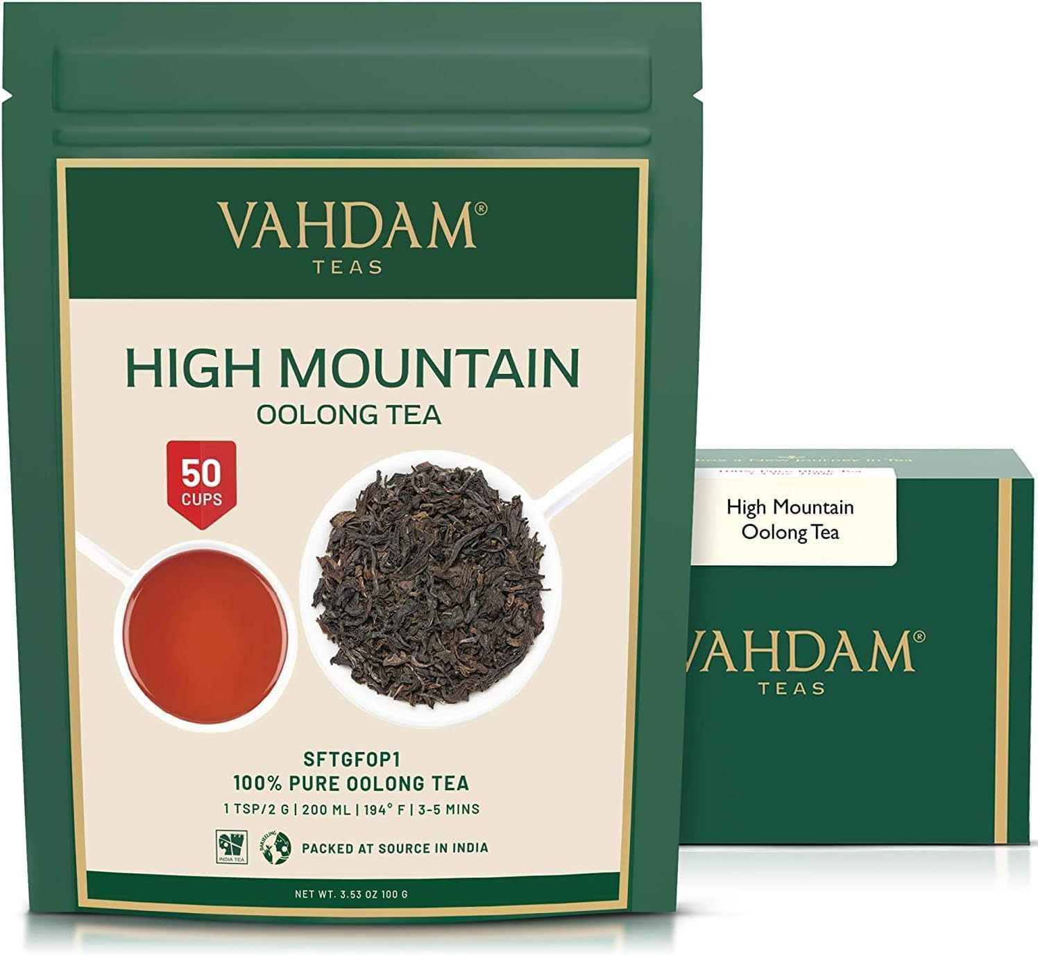 VAHDAM Himalayan Oolong Tea (50 cups) |...