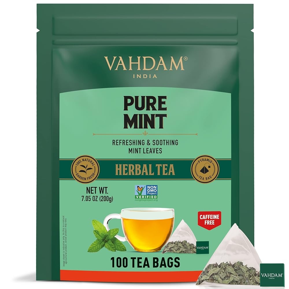 VAHDAM Pure Peppermint Herbal Tea