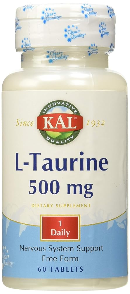 KAL L-Taurine 500mg Tablets