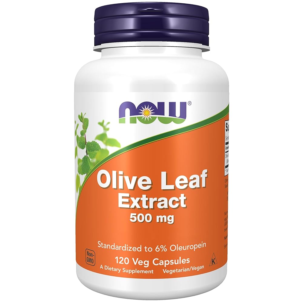 Now Foods Olive Leaf Extract, 500mg
