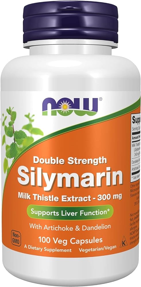 Now Supplements Silimarina 300mg, 100 C...