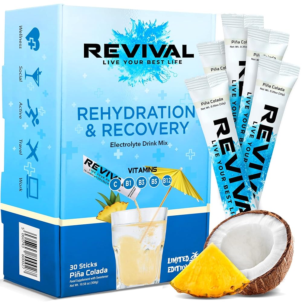Revival Electrolyte Powder with High Vi...