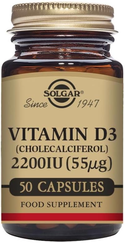 Solgar Vitamin D3 2200 IU Capsules