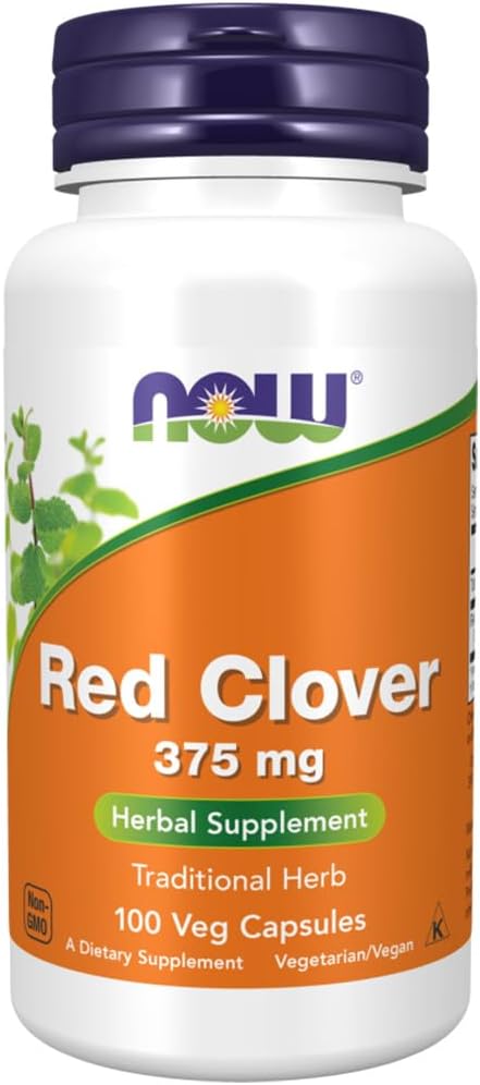 Now Foods Red Clover 750mg Capsules