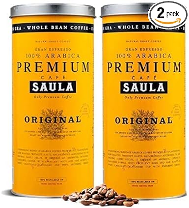 Saula Premium Arabica Coffee Beans, 2-Pack