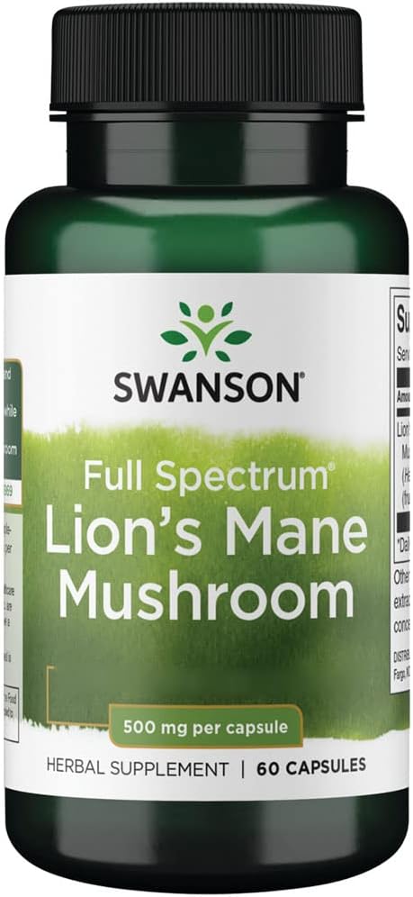 Swanson Lion’s Mane Mushroom Caps...
