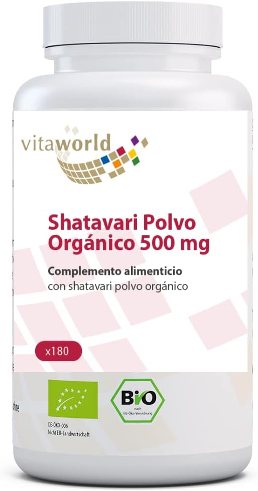 Vita World Shatavari 500mg Organic Caps...