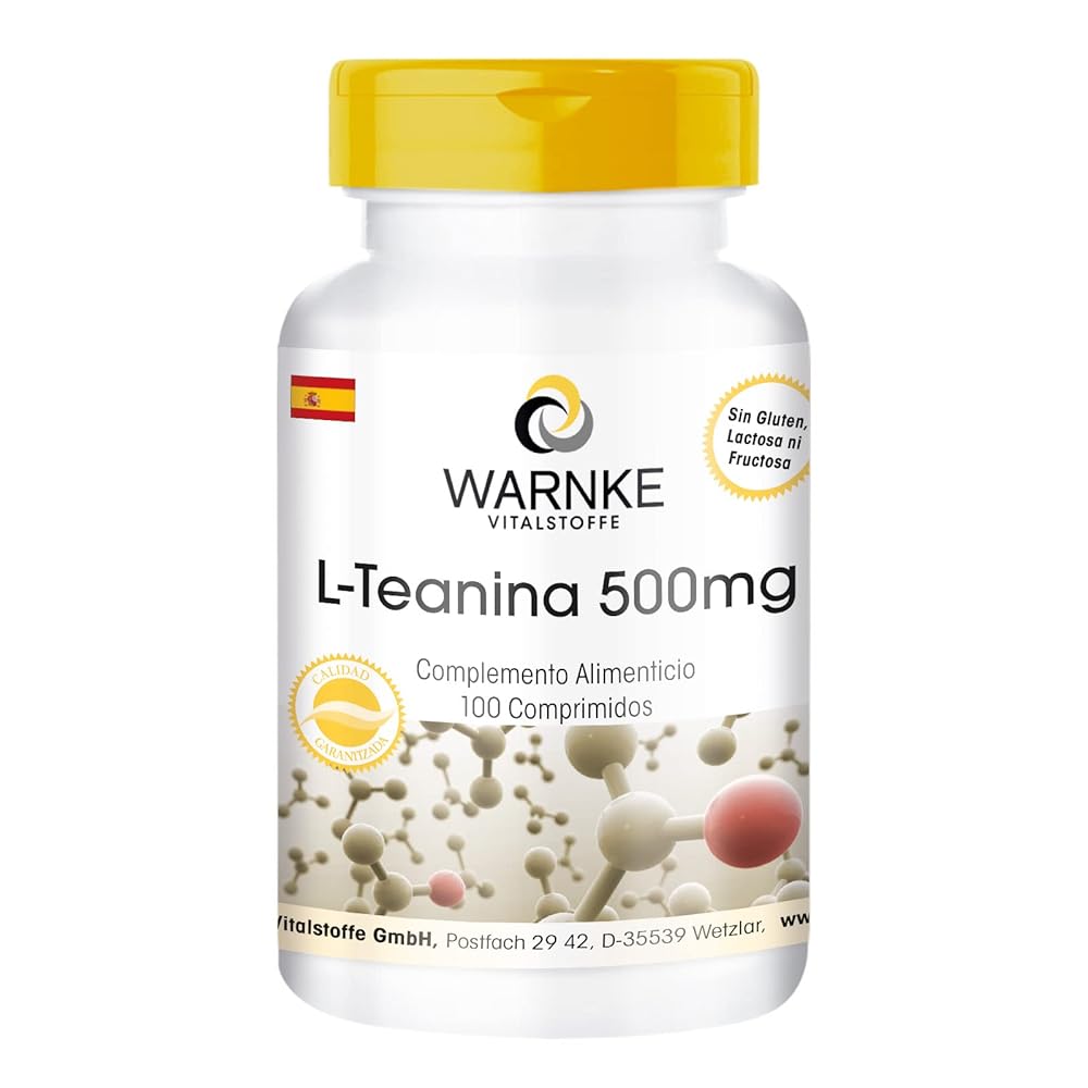 Warnke Vitalstoffe L-Teanina 500mg Tablets