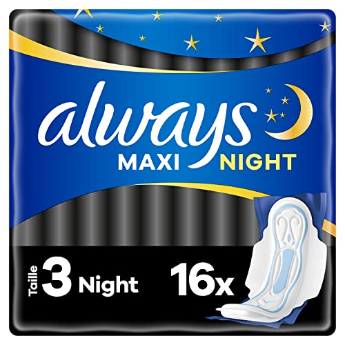 Always Maxi Night, Size 3, 16 Pads with...
