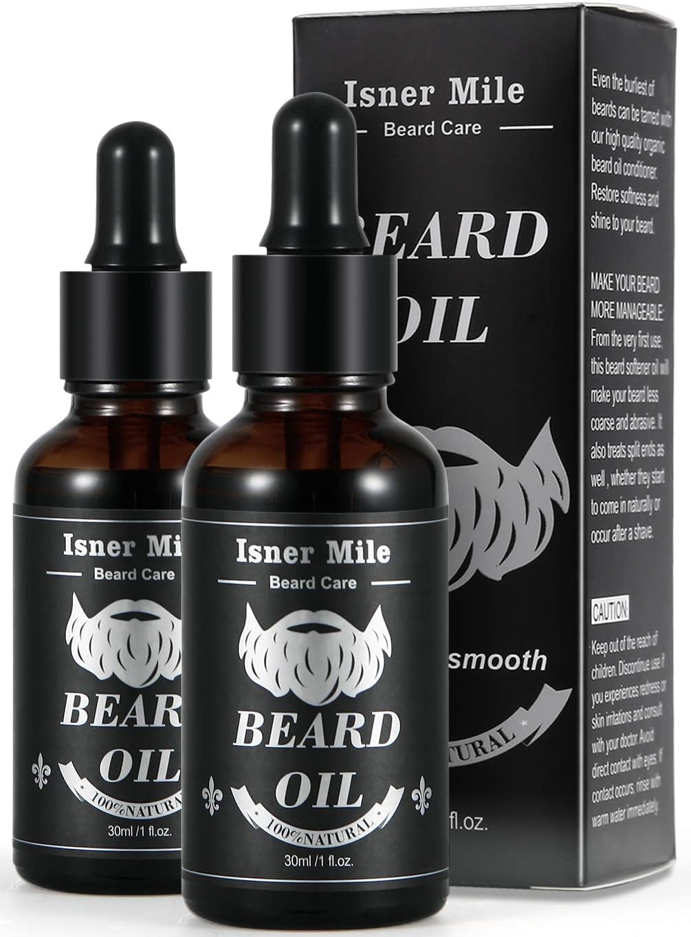Beard Oil – Castor Oil, 2-Pack, M...