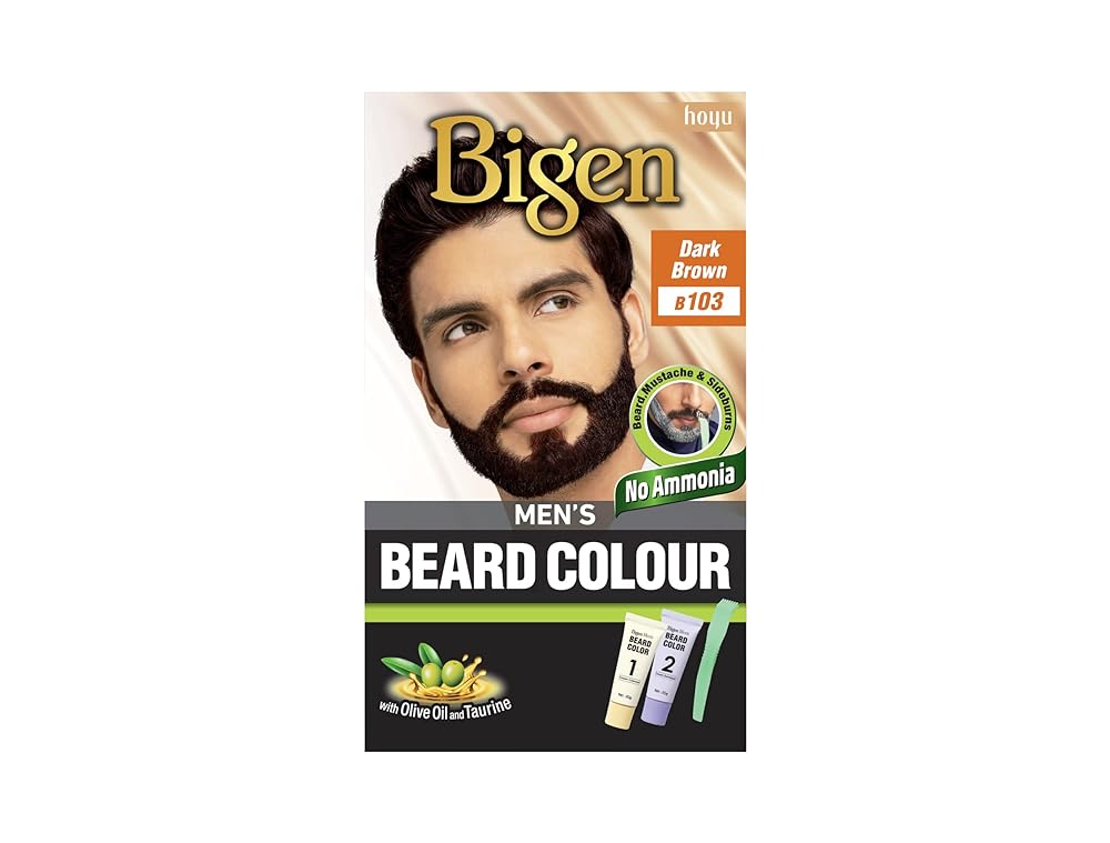 Bigen Men’s Beard Color | Ammonia...