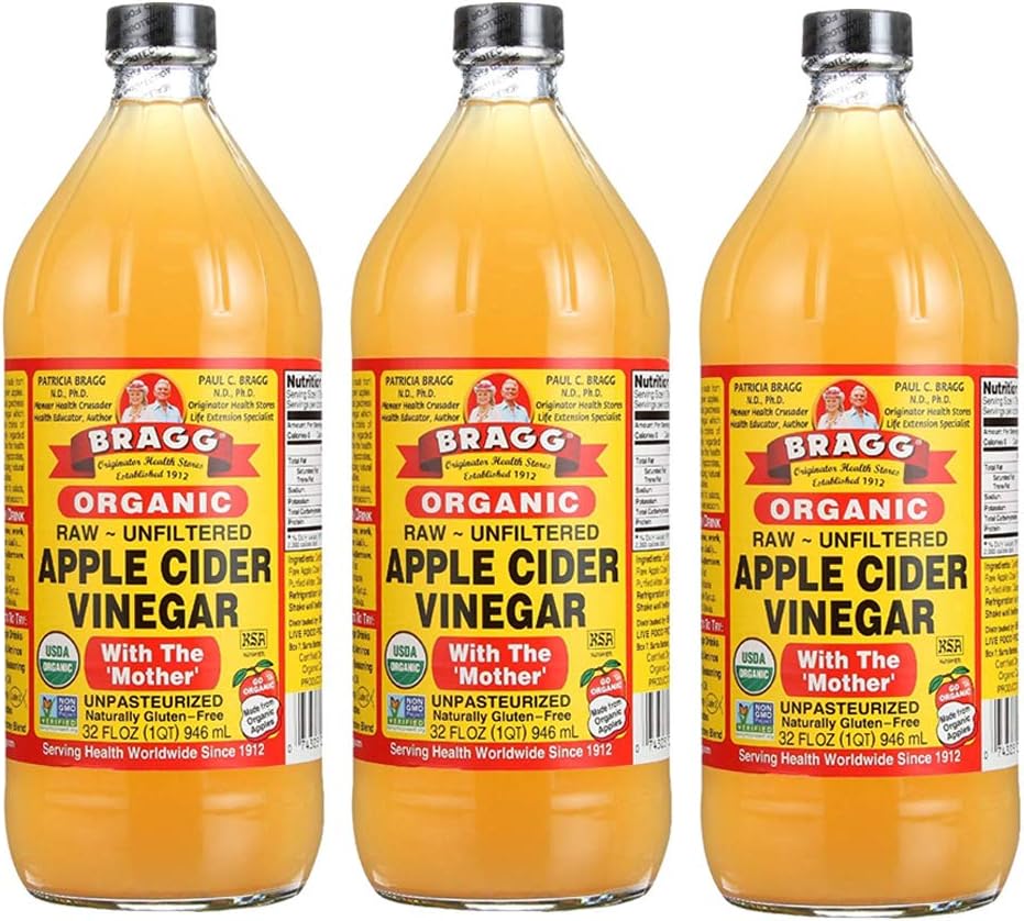 Bragg Organic Raw Apple Cider Vinegar &...