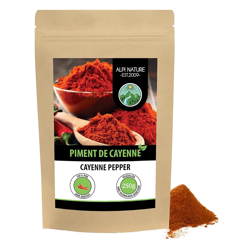 Cayenne Pepper Powder (250g), 100% Natu...