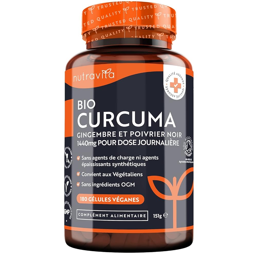 Curcuma Bio Gelule – 180 capsules