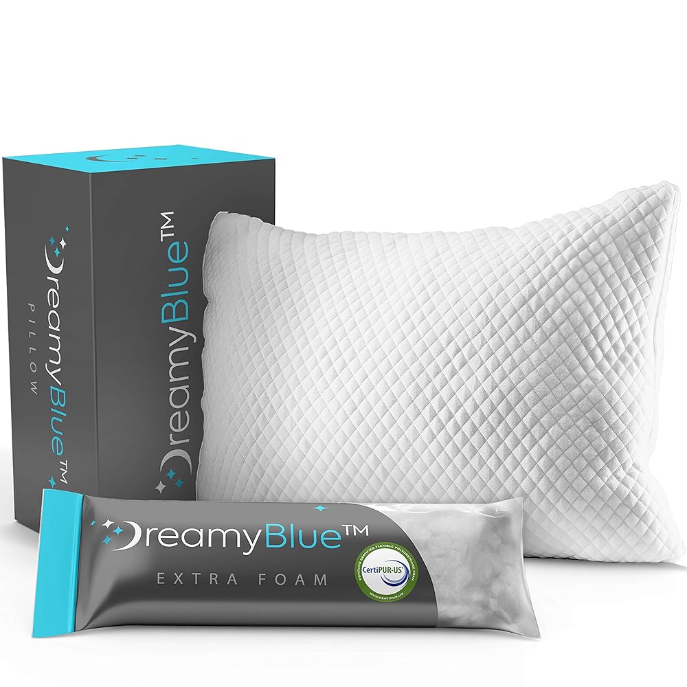 DREAMYBLUE Premium Memory Foam Pillow &...